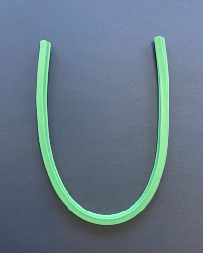 Figure: A flexi curve shaped like a parabola